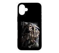 Officiel Spiral Bone Finger Skeleton Gothic Fantasy Coque pour iPhone 16 Plus