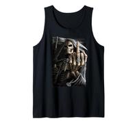 Officiel Spiral Bone Finger Skeleton Gothic Fantasy Débardeur