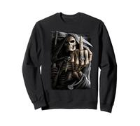 Officiel Spiral Bone Finger Skeleton Gothic Fantasy Sweatshirt
