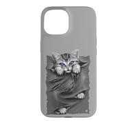 Officiel Spiral Bright Eyes Kitten Gothic Fantasy Coque pour iPhone 15