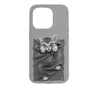 Officiel Spiral Bright Eyes Kitten Gothic Fantasy Coque pour iPhone 15 Pro