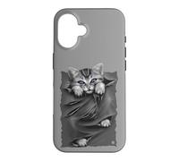 Officiel Spiral Bright Eyes Kitten Gothic Fantasy Coque pour iPhone 16