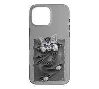 Officiel Spiral Bright Eyes Kitten Gothic Fantasy Coque pour iPhone 16 Pro Max