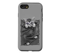 Officiel Spiral Bright Eyes Kitten Gothic Fantasy Coque pour iPhone SE (2020) / 7/8