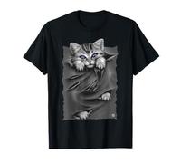 Officiel Spiral Bright Eyes Kitten Gothic Fantasy T-Shirt