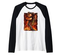 Officiel Spiral Draconis Flame Gothic Fantasy Manche Raglan