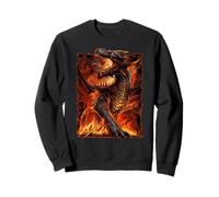 Officiel Spiral Draconis Flame Gothic Fantasy Sweatshirt