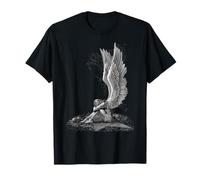 Officiel Spiral Enslaved Angel Gothic Fantasy T-Shirt