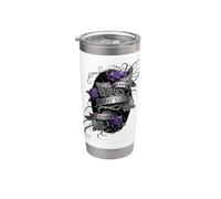 Officiel Spiral Every Rose has a Thorn Gothic Fantasy Gobelet isotherme en acier inoxydable double paroi