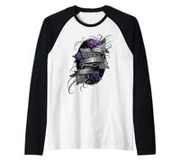 Officiel Spiral Every Rose Has a Thorn Gothic Fantasy Manche Raglan