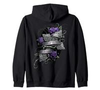 Officiel Spiral Every Rose Has a Thorn Gothic Fantasy Sweat à Capuche