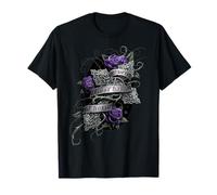 Officiel Spiral Every Rose Has a Thorn Gothic Fantasy T-Shirt