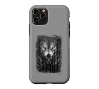 Officiel Spiral Forest Wolf Gothic Fantasy Coque pour iPhone 11 Pro