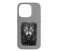 Officiel Spiral Forest Wolf Gothic Fantasy Coque pour iPhone 14 Pro