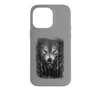 Officiel Spiral Forest Wolf Gothic Fantasy Coque pour iPhone 14 Pro Max