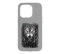 Officiel Spiral Forest Wolf Gothic Fantasy Coque pour iPhone 15 Pro
