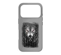 Officiel Spiral Forest Wolf Gothic Fantasy Coque pour iPhone 17 Pro