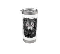 Officiel Spiral Forest Wolf Gothic Fantasy Gobelet isotherme en acier inoxydable double paroi
