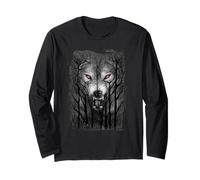 Officiel Spiral Forest Wolf Gothic Fantasy Manche Longue