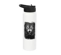 Officiel Spiral Forest Wolf Gothic Fantasy Stainless Steel Insulated Water Bottle