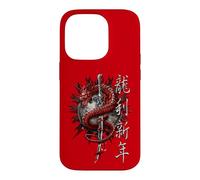 Officiel Spiral Oriental Dragon Gothic Fantasy Coque pour iPhone 14 Pro