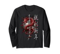 Officiel Spiral Oriental Dragon Gothic Fantasy Manche Longue
