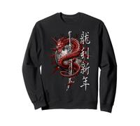 Officiel Spiral Oriental Dragon Gothic Fantasy Sweatshirt