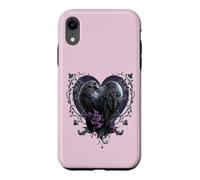 Officiel Spiral Raven Heart Gothic Fantasy Coque pour iPhone XR