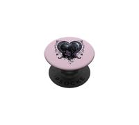 Officiel Spiral Raven Heart Gothic Fantasy PopSockets PopGrip Adhésif