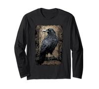 Officiel Spiral Raven Wise Gothic Fantasy Manche Longue