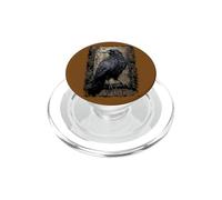 Officiel Spiral Raven Wise Gothic Fantasy PopSockets PopGrip pour MagSafe