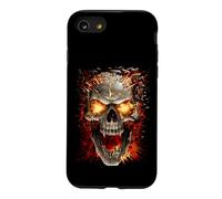 Officiel Spiral Skull Blast Gothic Fantasy Coque pour iPhone SE (2020) / 7/8