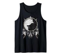 Officiel Spiral Spiral Wolf Chi Yin Yang Gothic Fantasy Débardeur