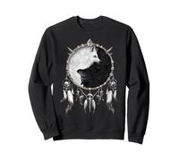 Officiel Spiral Spiral Wolf Chi Yin Yang Gothic Fantasy Sweatshirt