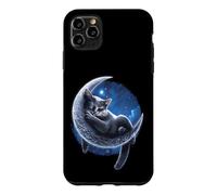 Officiel Spiral Velvet Moon Cat Gothic Fantasy Coque pour iPhone 11 Pro Max
