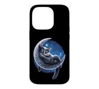 Officiel Spiral Velvet Moon Cat Gothic Fantasy Coque pour iPhone 14 Pro