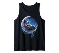Officiel Spiral Velvet Moon Cat Gothic Fantasy Débardeur