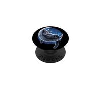 Officiel Spiral Velvet Moon Cat Gothic Fantasy PopSockets PopGrip Adhésif