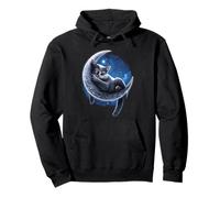 Officiel Spiral Velvet Moon Cat Gothic Fantasy Sweat à Capuche
