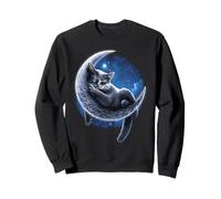 Officiel Spiral Velvet Moon Cat Gothic Fantasy Sweatshirt