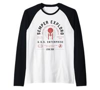 Officiel Star Trek - Semper Exploro Manche Raglan