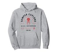 Officiel Star Trek - Semper Exploro Sweat à Capuche