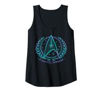 Officiel Star Trek - Starfleet Command Débardeur, Femme, Noir, S