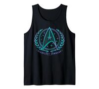 Officiel Star Trek - Starfleet Command Débardeur, Homme, Noir, M