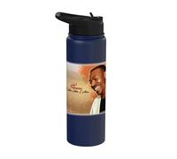 Officiel Teddy Pendergrass I am What I Am Logo Stainless Steel Insulated Water Bottle