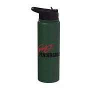 Officiel Teddy Pendergrass Signature Black on Red Legend Stainless Steel Insulated Water Bottle