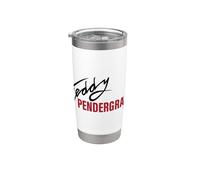Officiel Teddy Pendergrass Signature Red on Black Gobelet isotherme en acier inoxydable double paroi