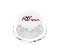 Officiel Teddy Pendergrass Signature Red on Black PopSockets PopGrip pour MagSafe