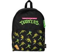 Officiel Teenage Mutant Ninja Turtles Premium Black Sac à dos - Sac scolaire TMNT Multicolore G