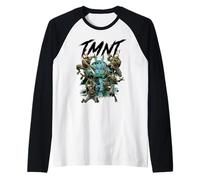 Officiel Teenage Mutant Ninja Turtles The Turtle and Kabuto Manche Raglan